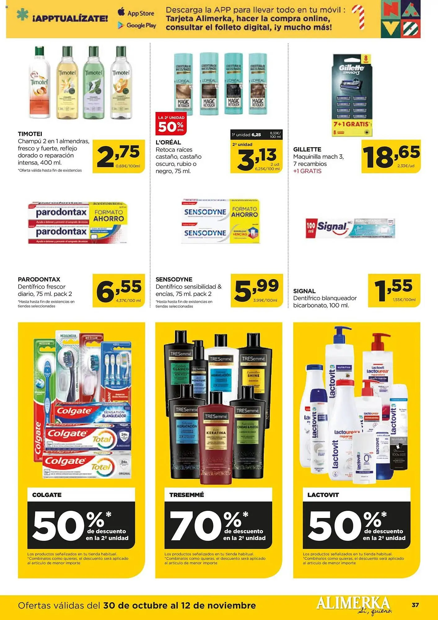 Catálogo de Folleto Alimerka 30 de octubre al 12 de noviembre 2025 - Página 37
