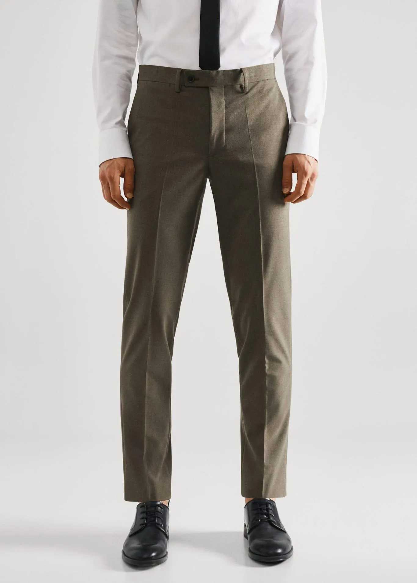 Slim-fit pantalon van stretch stof