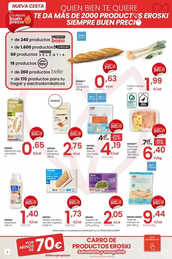Catálogo de Precio más bajo EROSKI CITY 27 de marzo al 8 de abril 2025 - Página 2