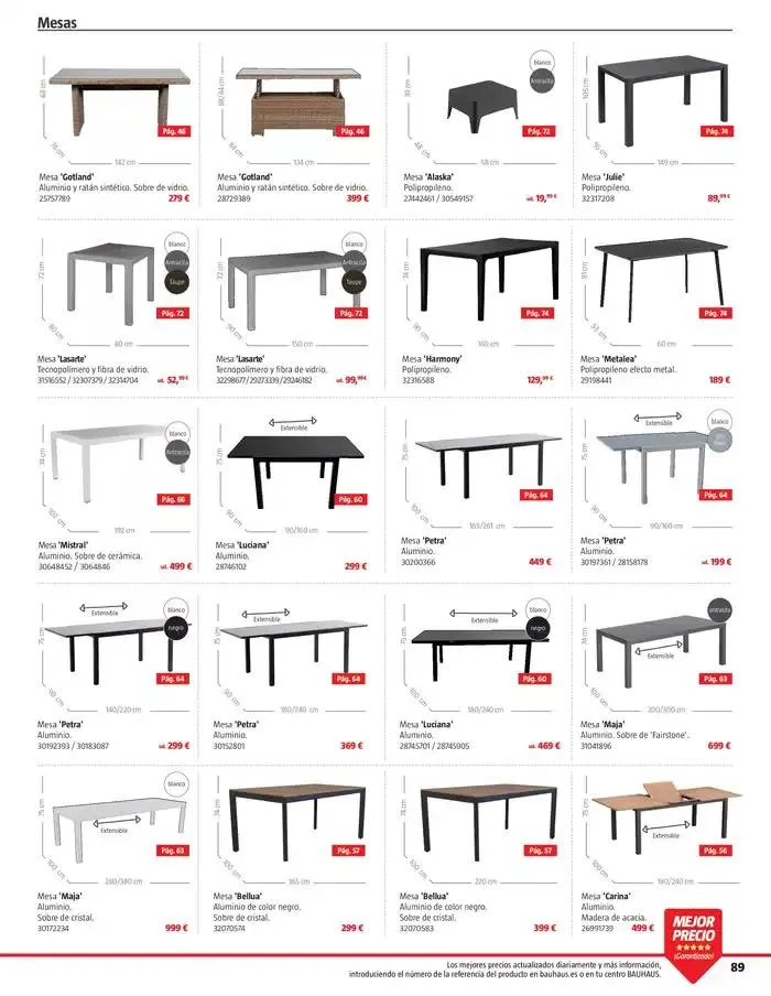 Catálogo de VERANO. Jardín, terraza, balcón.  26 de marzo al 20 de abril 2025 - Página 89