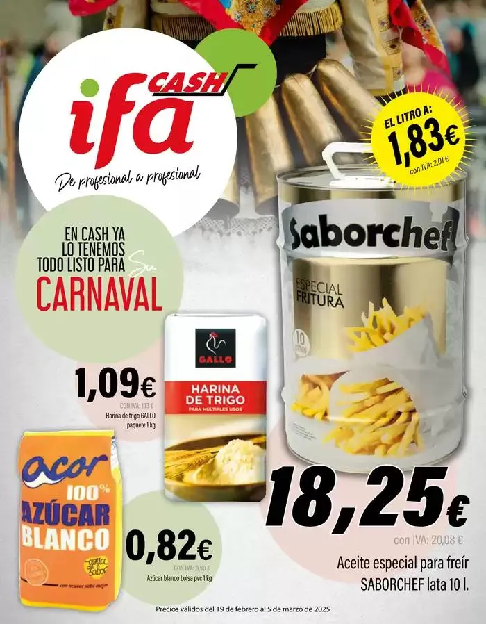 Precios válidos del 19 de febrero al 5 de marzo de 2025 - 1