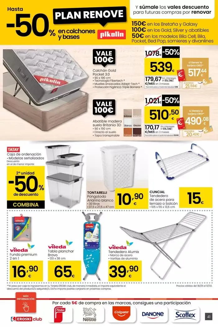 Catálogo de Más de 2000 productos, SIEMPRE A BUEN PRECIO HIPERMERCADOS EROSKI 30 de enero al 11 de febrero 2025 - Página 41