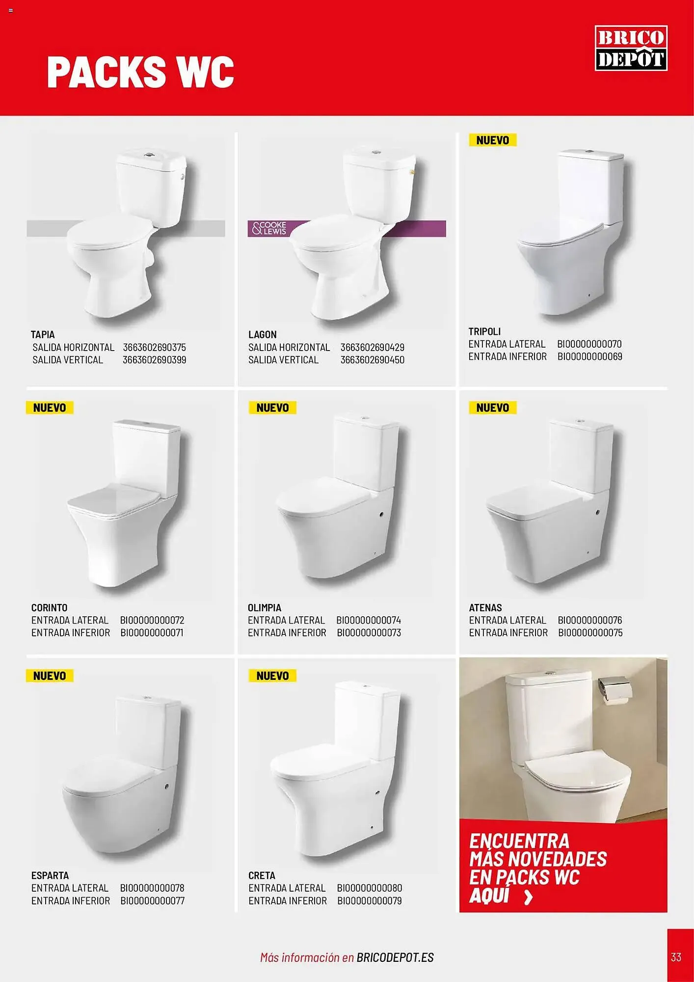 Catálogo de Catálogo Brico Depôt 2 de enero al 30 de junio 2026 - Página 33