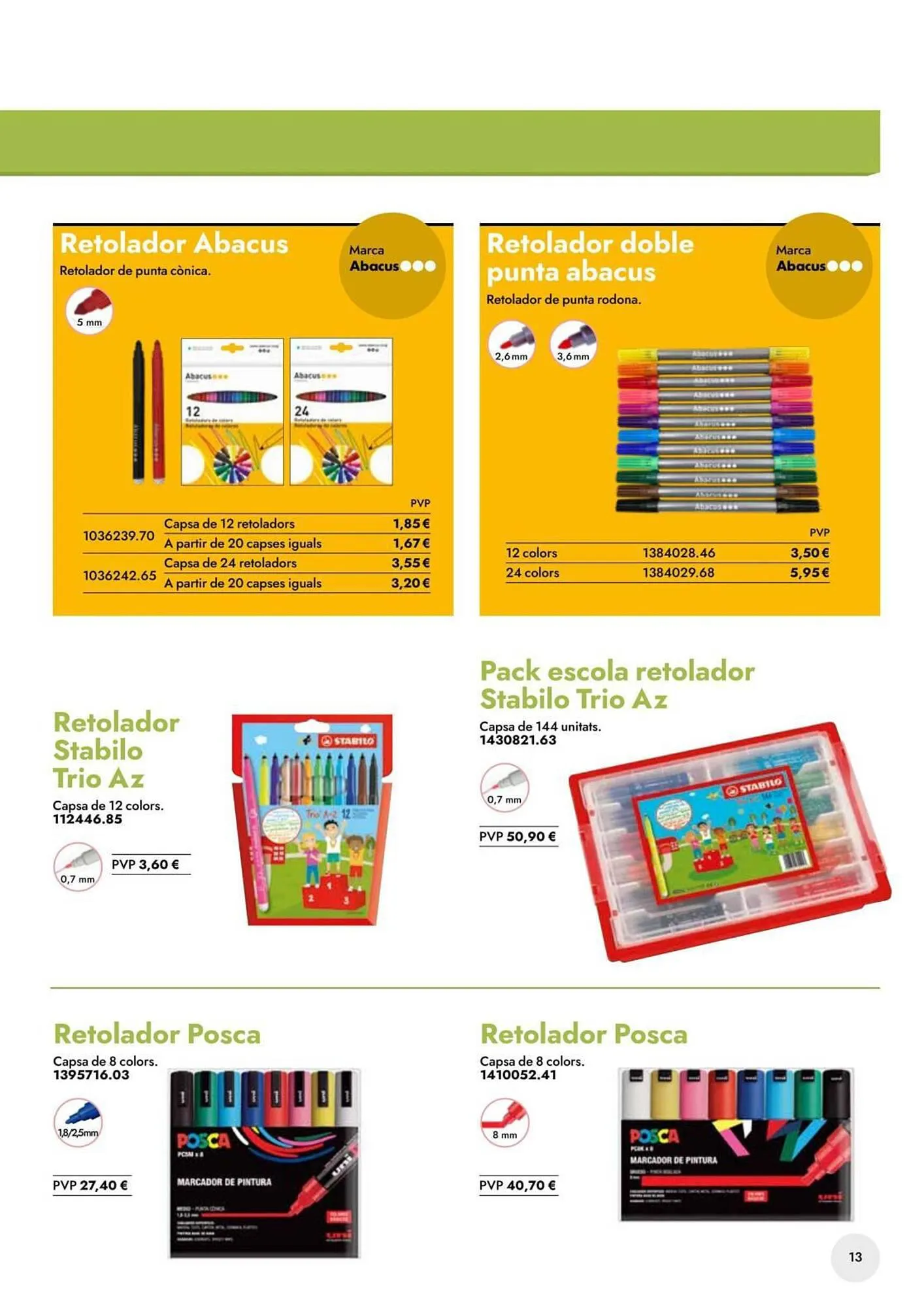 Catálogo de Folleto Abacus 19 de mayo al 30 de septiembre 2023 - Página 13