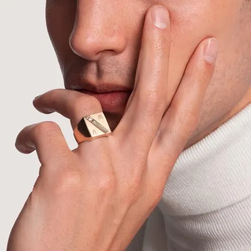 Sello personalizable hombre Oro