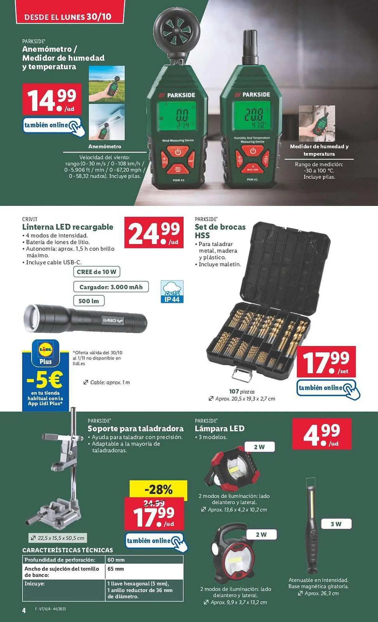 Catálogo de Folleto Lidl 30 de octubre al 5 de noviembre 2023 - Página 4