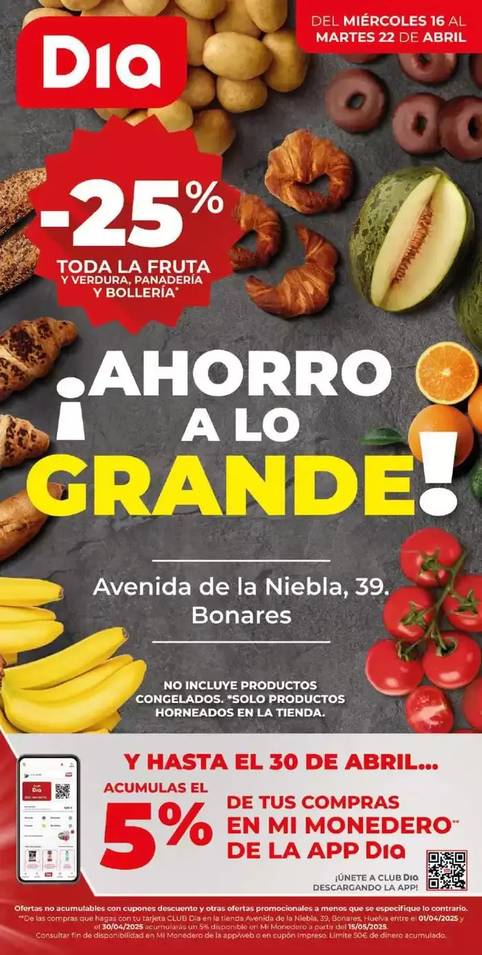 Catálogo de Ahorro a lo grande del 16/04 al 22/04 16 de abril al 22 de abril 2025 - Página 1