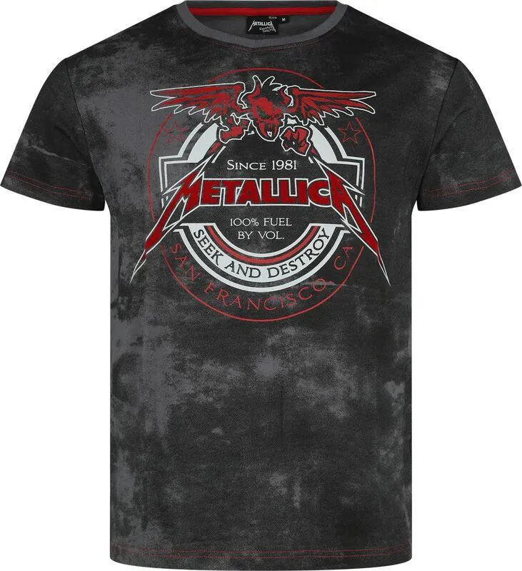 "EMP Signature Collection" Camiseta gris/negro de Metallica