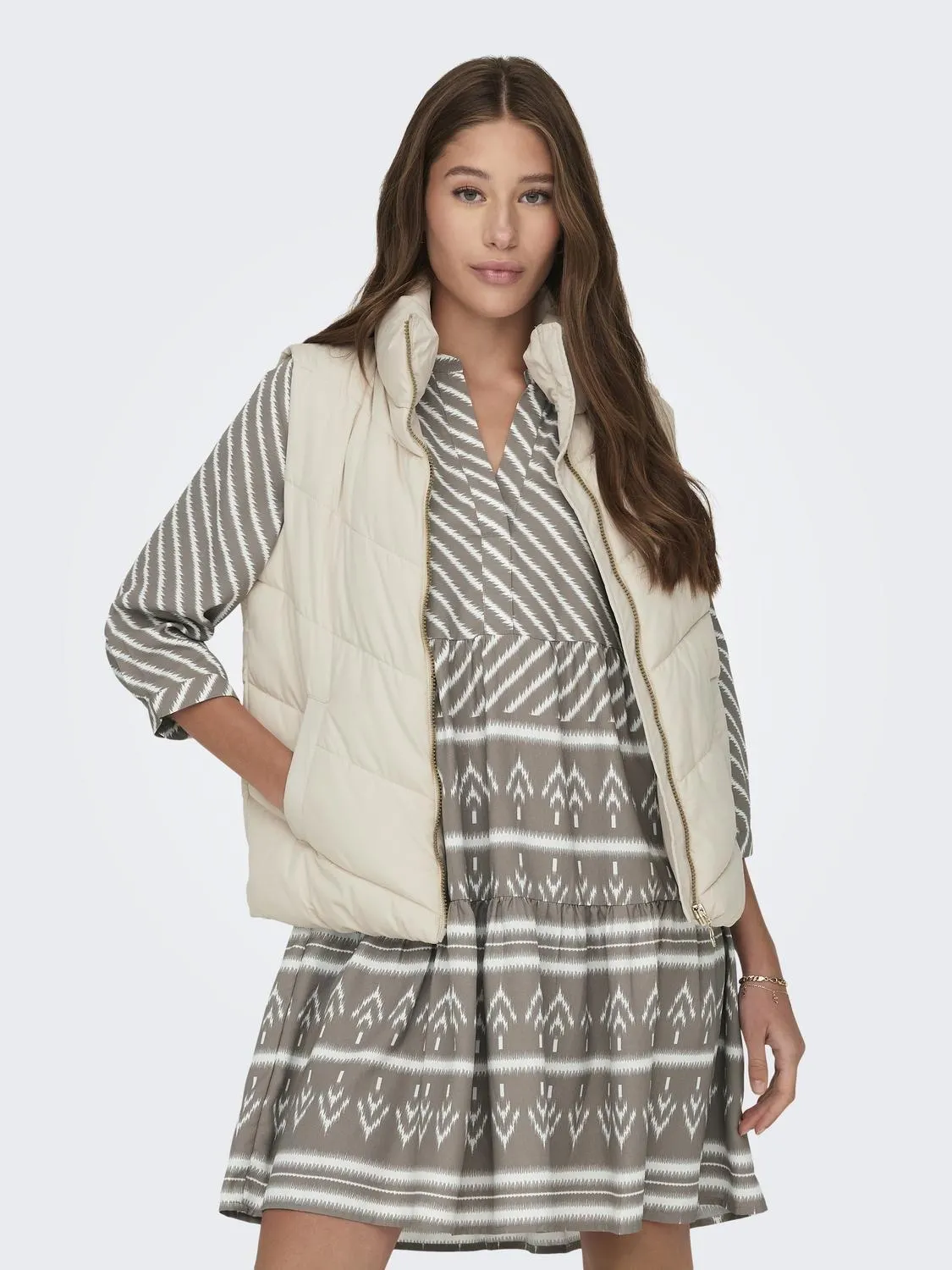 Chalecos de abrigo Cuello alto