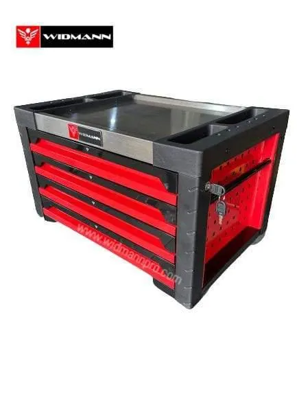 Mini carro WIDMANN con herramientas 4 cajones 4 llenos
