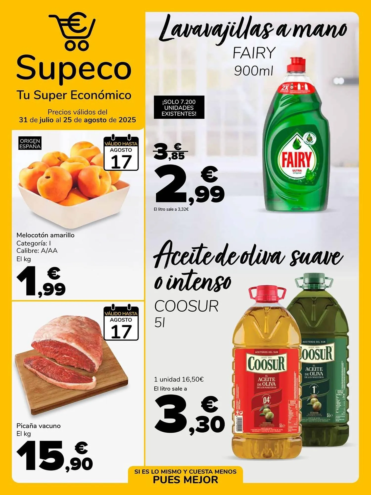 Catálogo de Folleto Supeco 31 de julio al 25 de agosto 2025 - Página 1