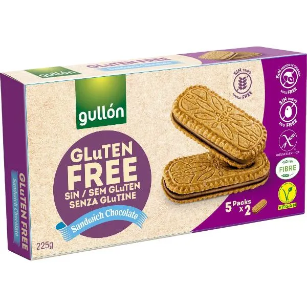 GALLETA RELLENA CHOCO SIN GLUTEN 225G