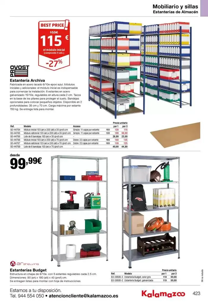 Catálogo de Staples Kalamazoo Catálogo General 9 de enero al 30 de septiembre 2025 - Página 423