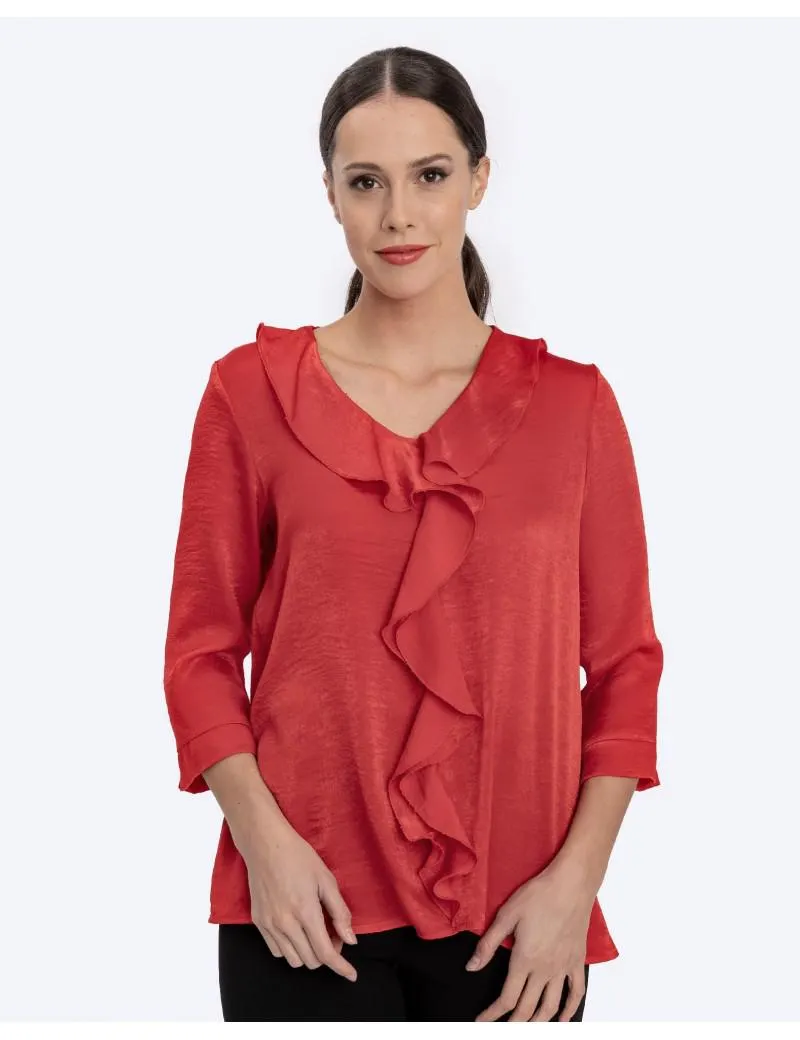 Blusa Raso Chorreras