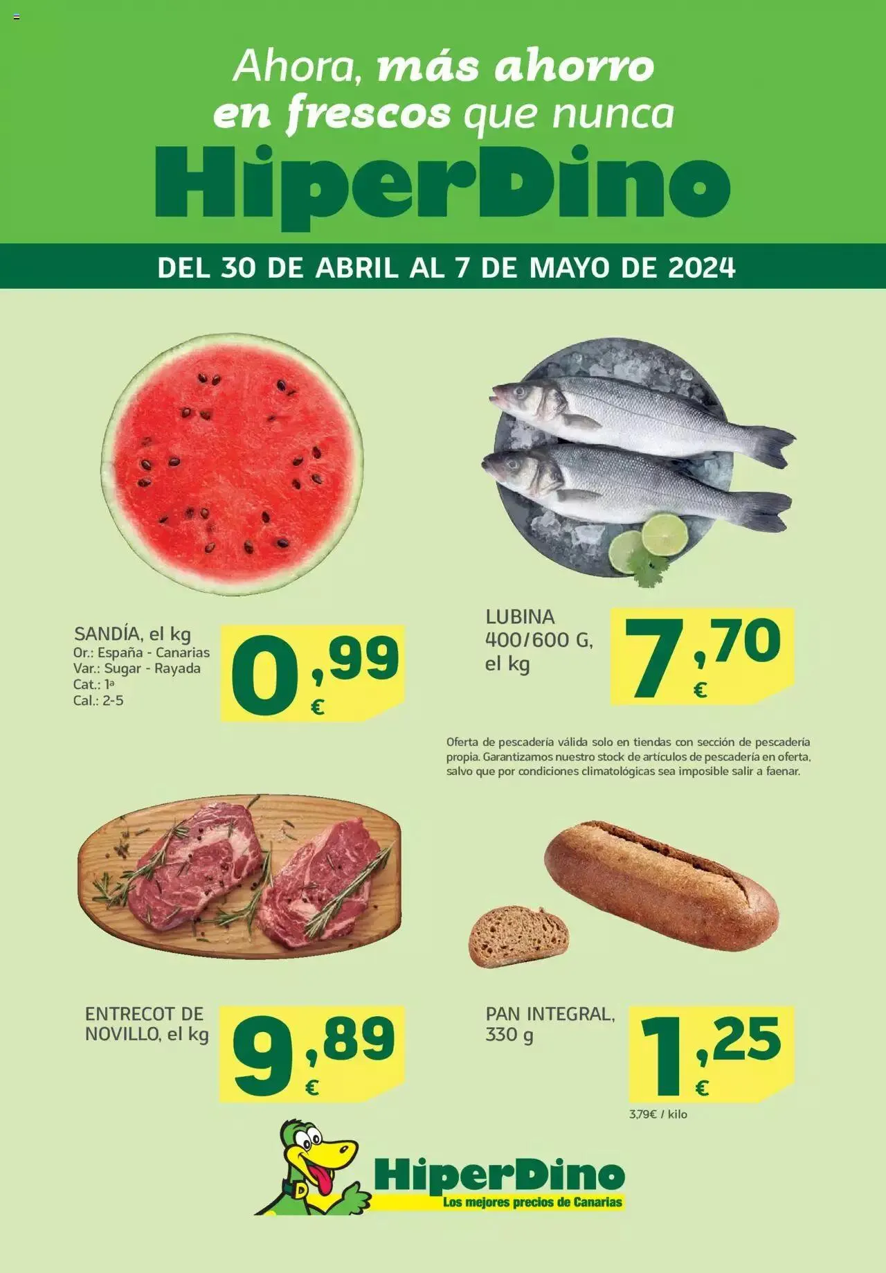 Catálogo de HiperDino folleto 30 de abril al 7 de mayo 2024 - Página 1
