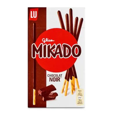 Palitos de galleta recubiertos de chocolate Mikado caja 75 g