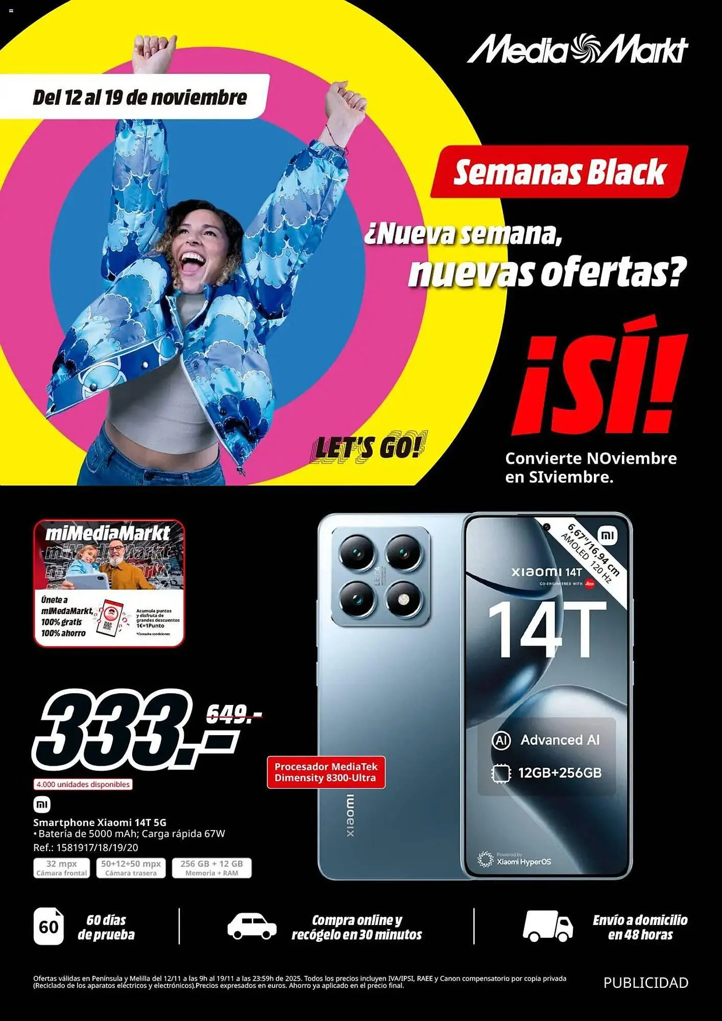 Catálogo de Folleto MediaMarkt 12 de noviembre al 19 de noviembre 2025 - Página 1