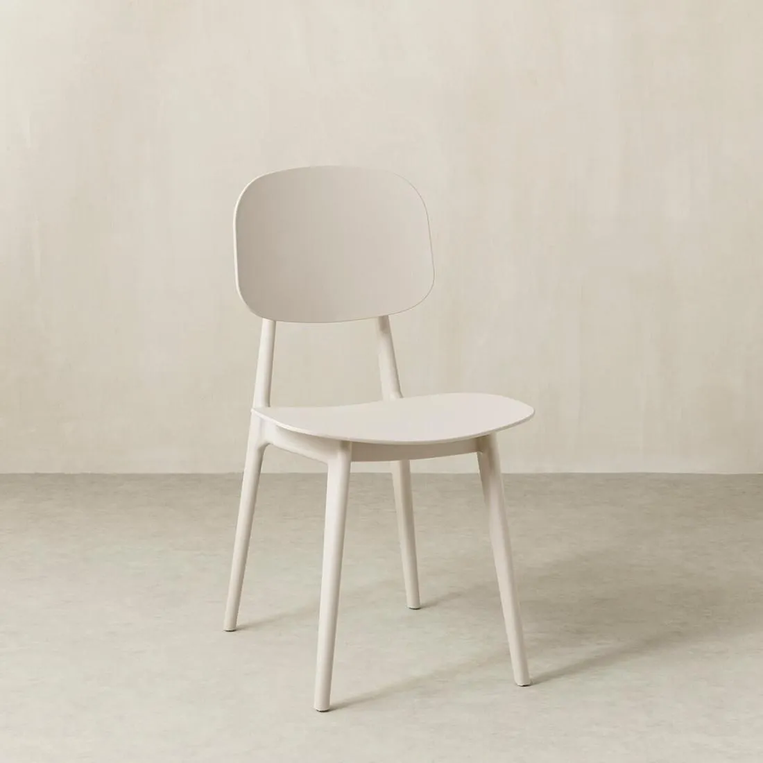 Silla polipropileno beige