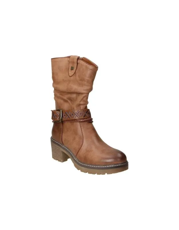 Botas color marrón de casual Mustang MTNG 53539