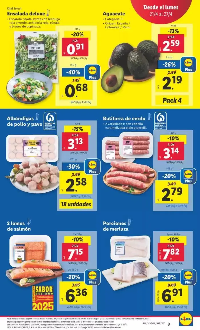 Catálogo de № 1 PRECIO - Ofertas válidas del 21/04 al 27/04 21 de abril al 27 de abril 2025 - Página 3