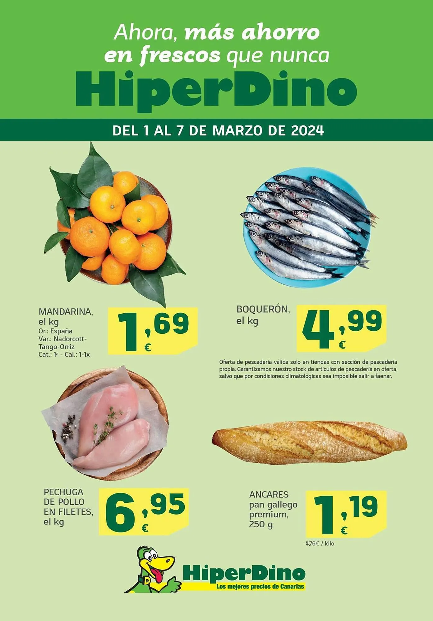 Catálogo de Folleto HiperDino 1 de marzo al 7 de marzo 2024 - Página 1