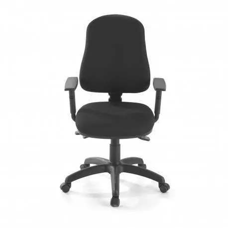 Silla de Oficina con brazos Shell, tapizado Bondai