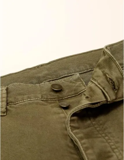 Pantalón 5 bolsillos sarga Verde