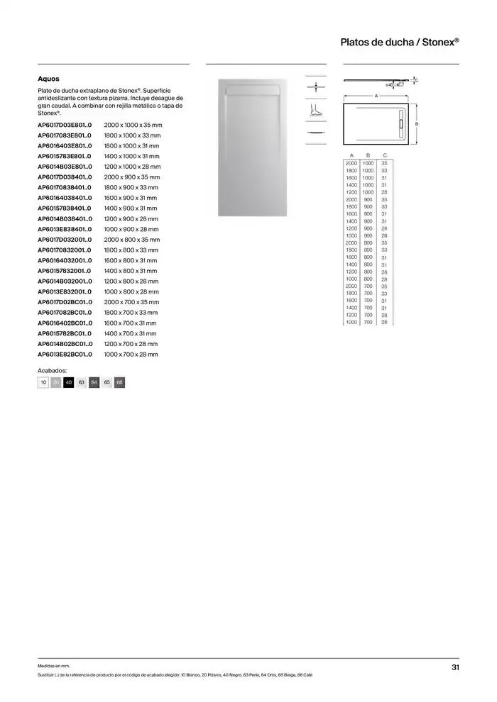 Catálogo de Platos de Ducha, Bañeras y Mamparas 9 de enero al 31 de diciembre 2025 - Página 33