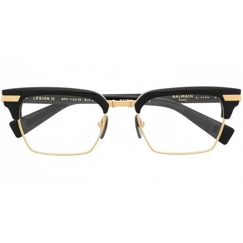 Gafas Graduadas Unisex Balmain LEGION ­ II BPX­113A BLK ­ GLD 52