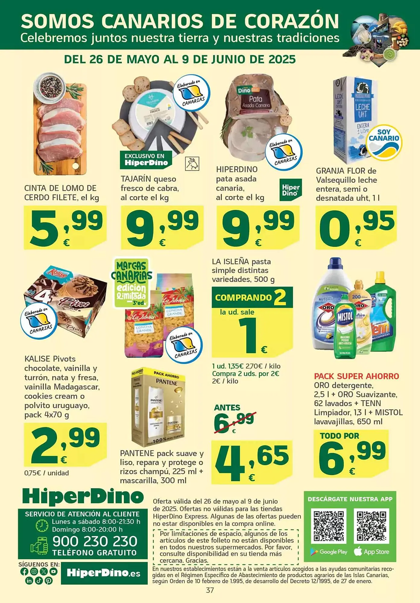 Catálogo de Folleto HiperDino 26 de mayo al 9 de junio 2025 - Página 37
