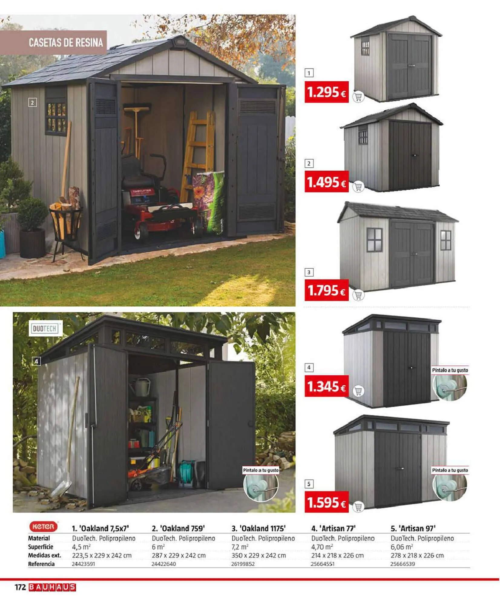 Catálogo de Folleto Bauhaus 7 de marzo al 15 de agosto 2023 - Página 172