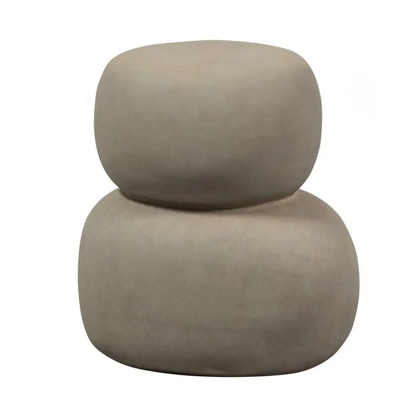 Mesa auxiliar exterior Yvo, gris