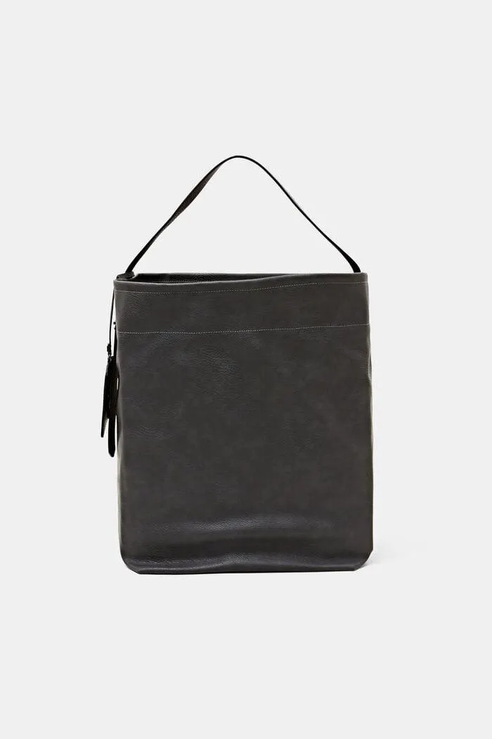 Sac besace oversize en cuir vegan