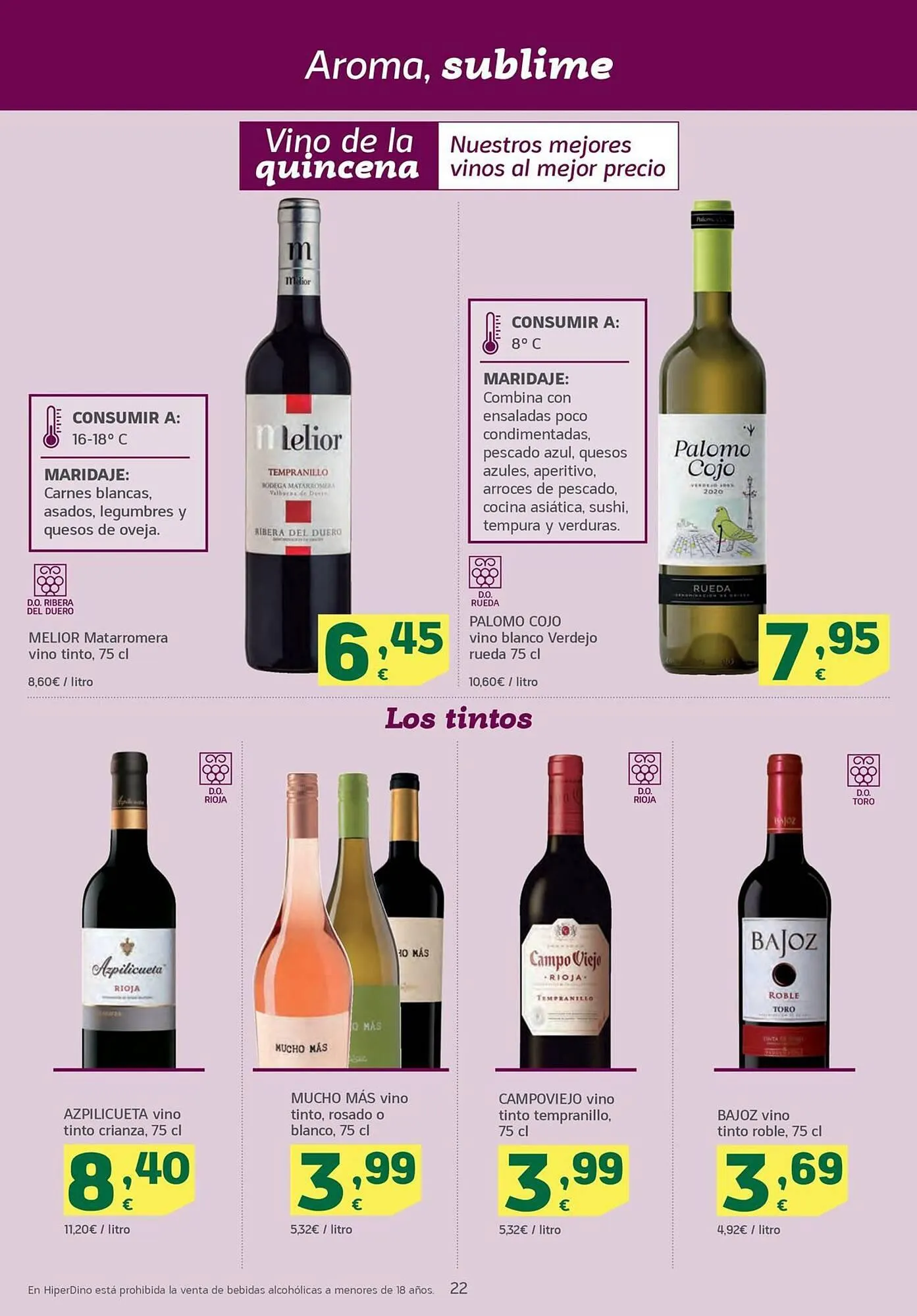 Catálogo de Folleto HiperDino 8 de marzo al 21 de marzo 2024 - Página 22
