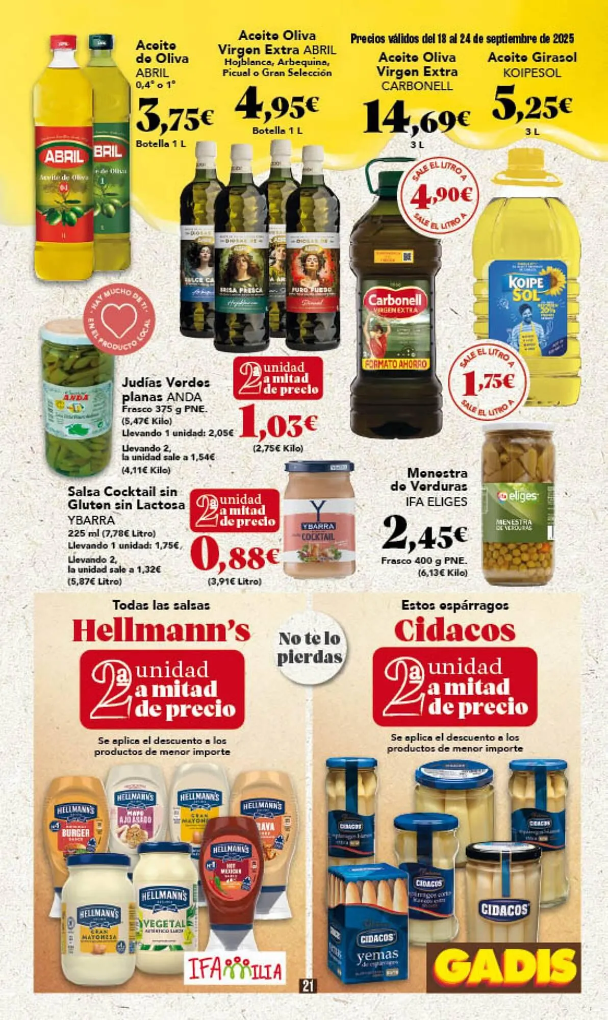 Catálogo de Folleto Gadis 18 de septiembre al 24 de septiembre 2025 - Página 21