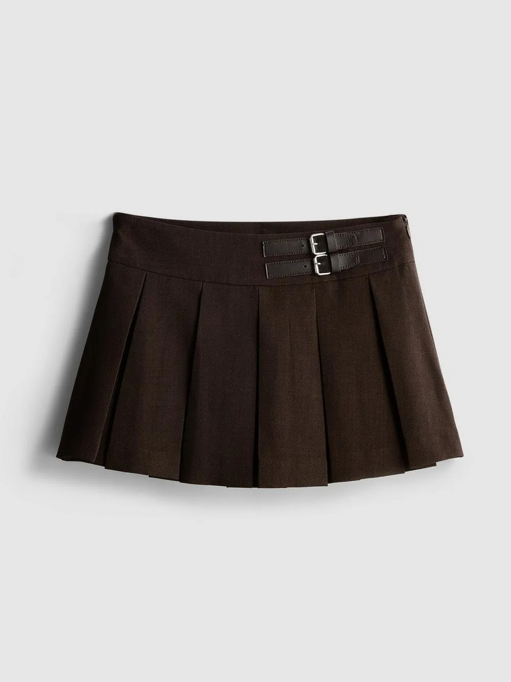 9-15 años | Falda-pantalón corta plisada con hebilla