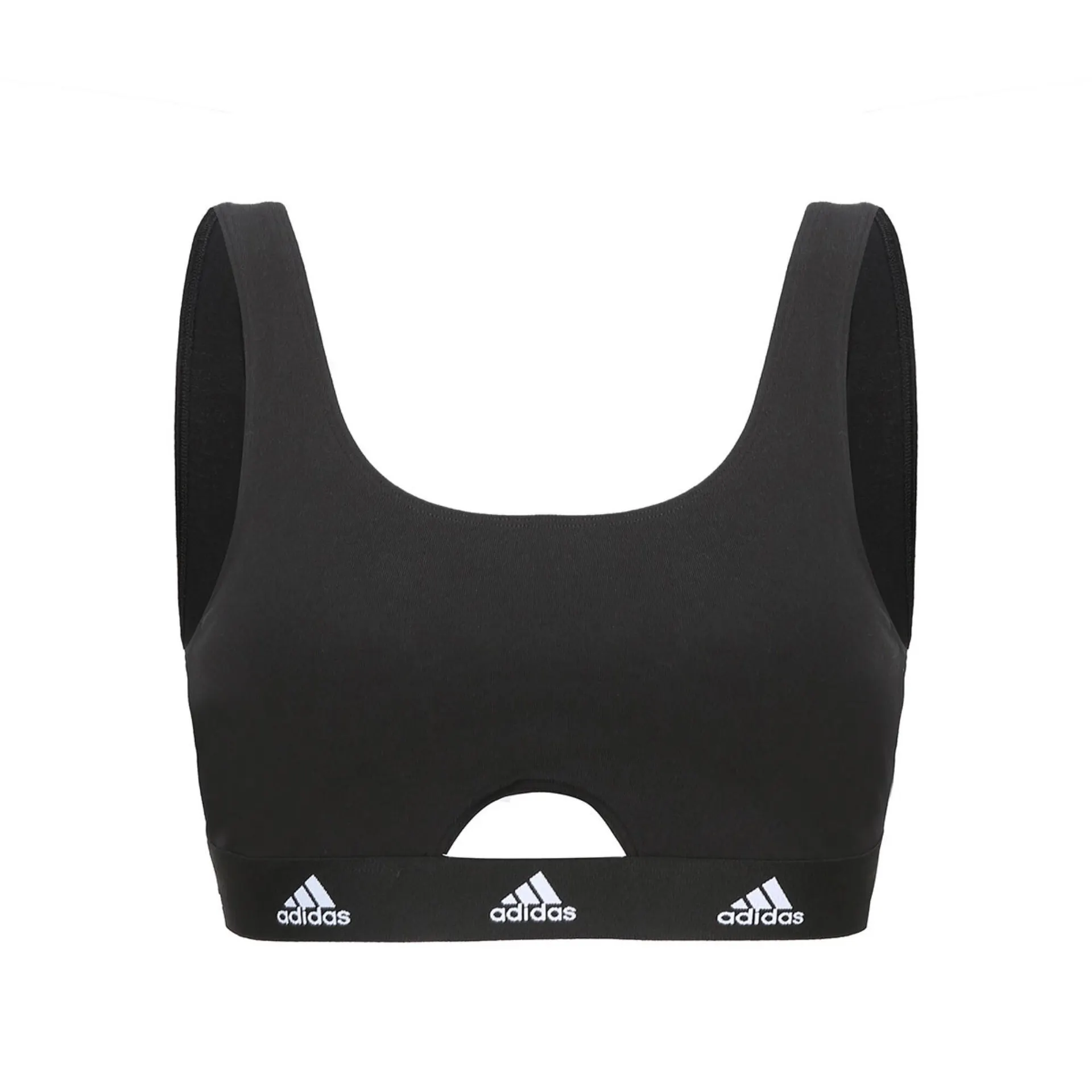 Sujetador top deportivo fitness Mujer adidas Active Comfort negro