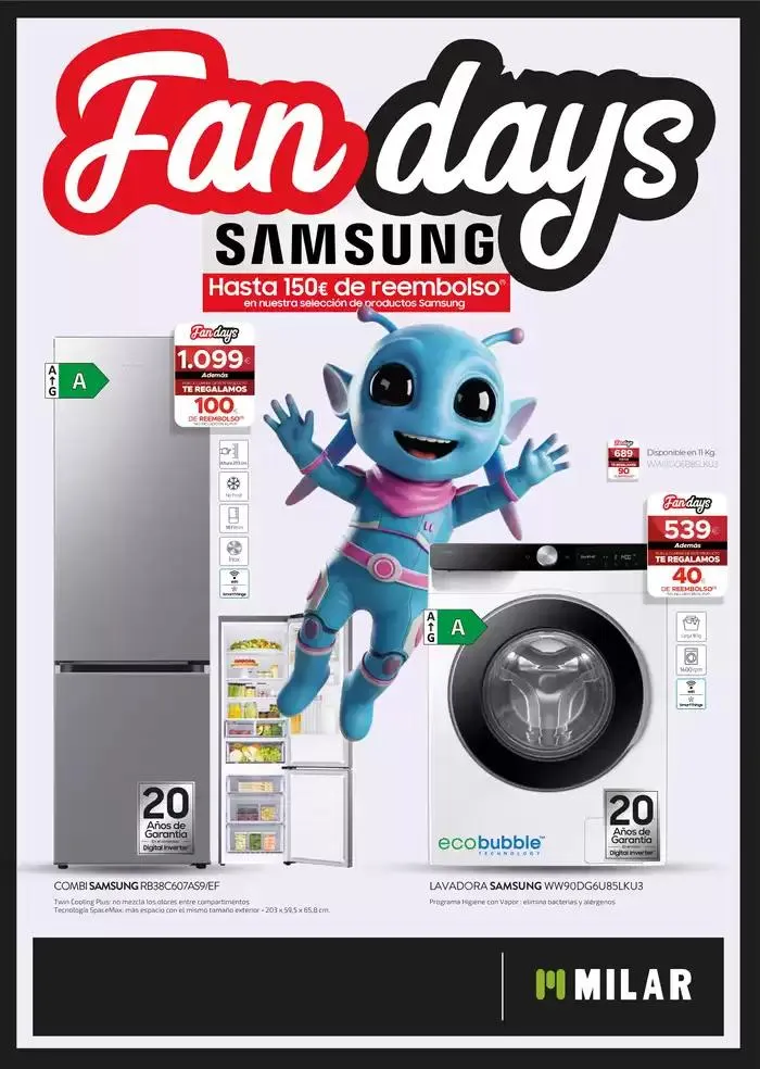 Catálogo de Milar Fan Days Mayo 2 de mayo al 31 de mayo 2025 - Página 1