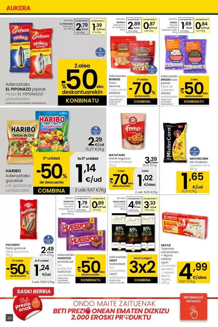 Catálogo de AUKERA OFERTA EROSKI CENTER 10 de abril al 29 de abril 2025 - Página 30