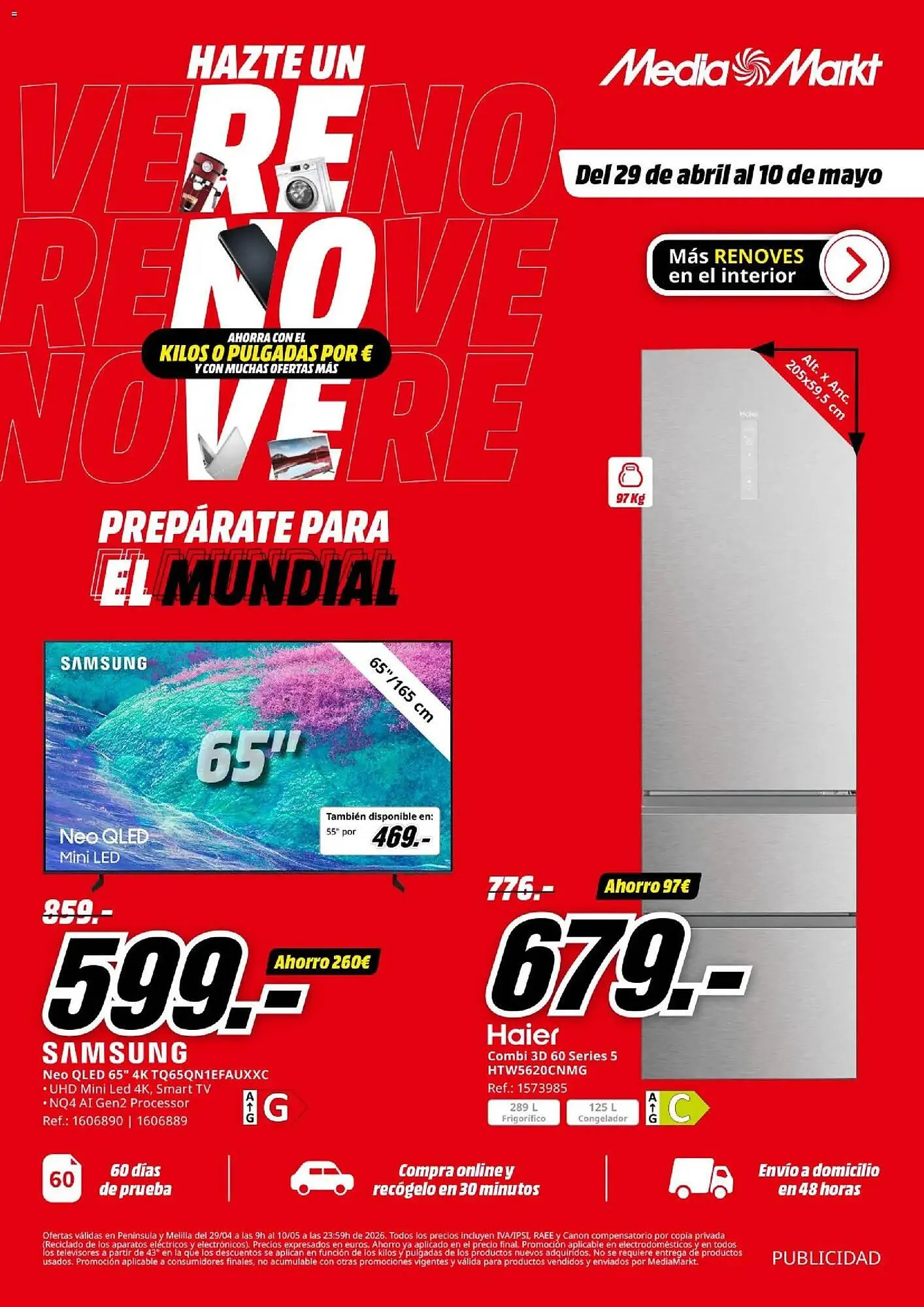 Catálogo de Folleto MediaMarkt 29 de abril al 10 de mayo 2026 - Página 1