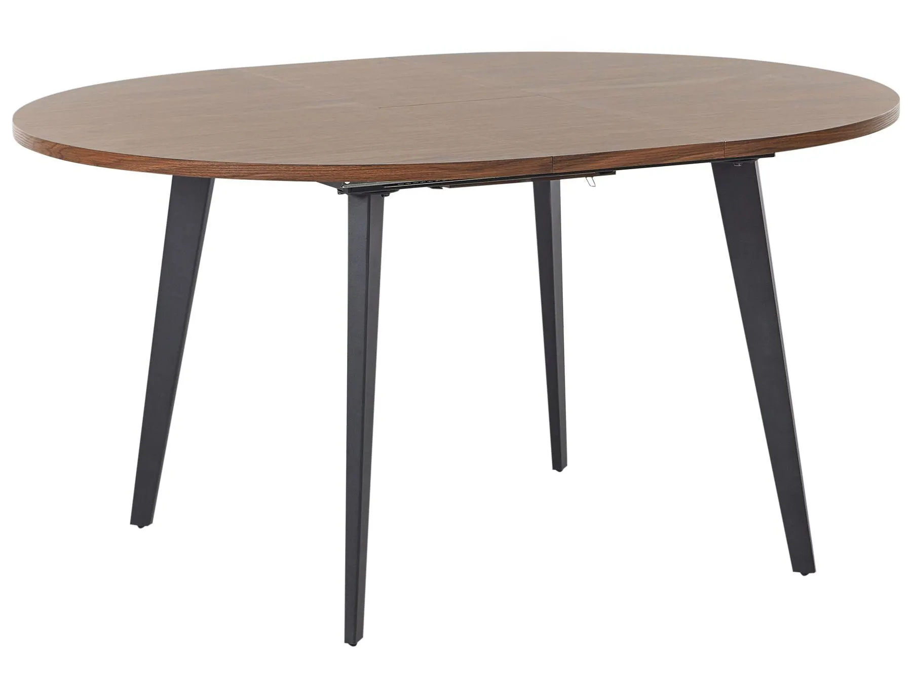 Mesa de comedor extensible BOVINA Marrón oscuro 120/150 cm 120 cm