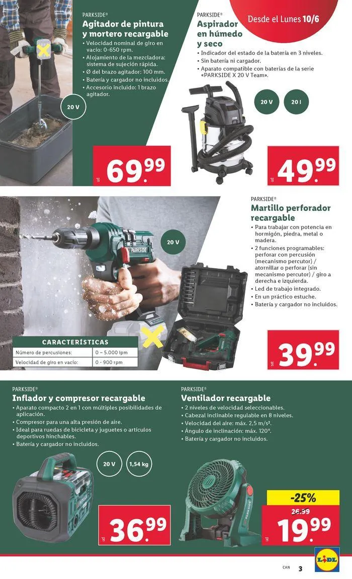 Catálogo de Tú puedes con Parkside 10 de junio al 16 de junio 2024 - Página 3