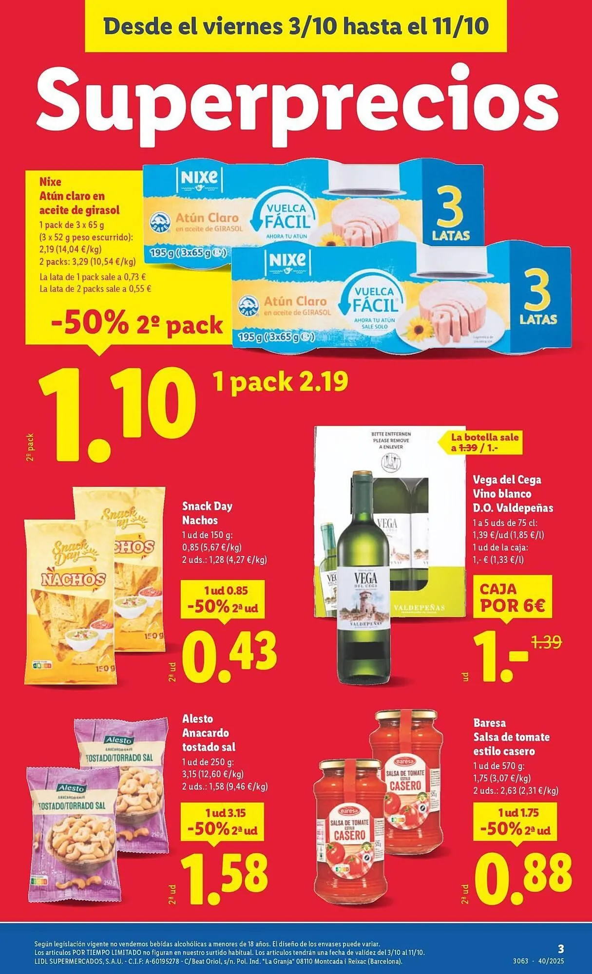 Catálogo de Catálogo Lidl 3 de octubre al 11 de octubre 2025 - Página 3