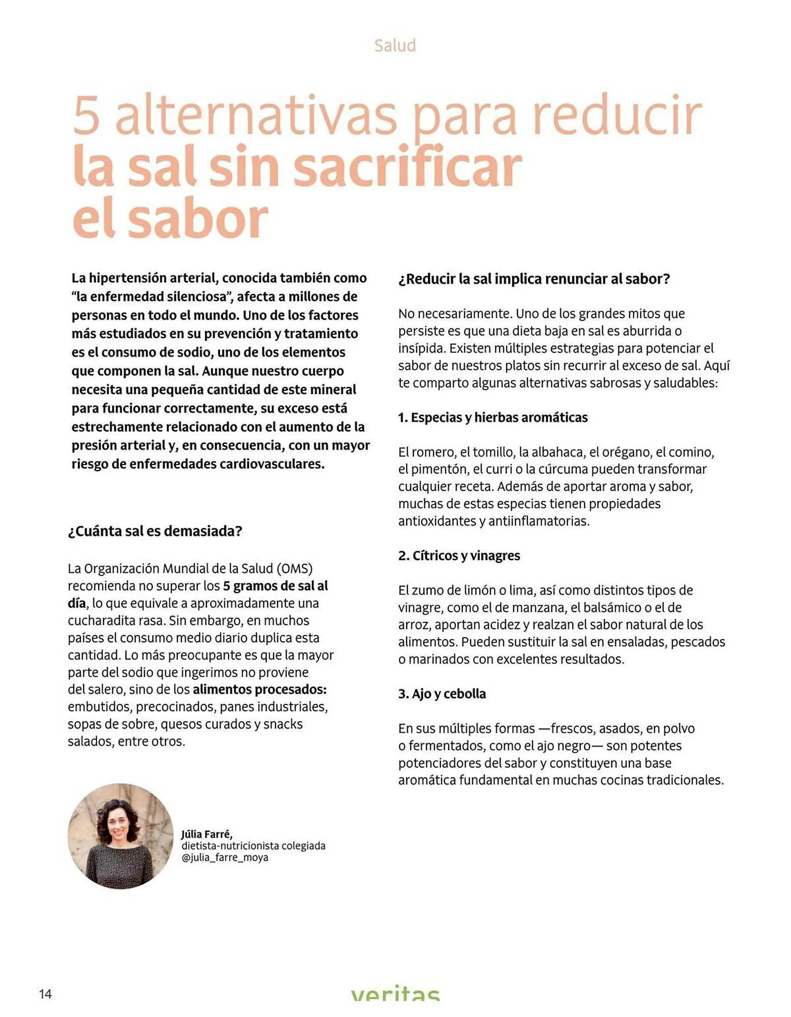 Catálogo de Folleto Veritas 1 de julio al 31 de agosto 2025 - Página 14