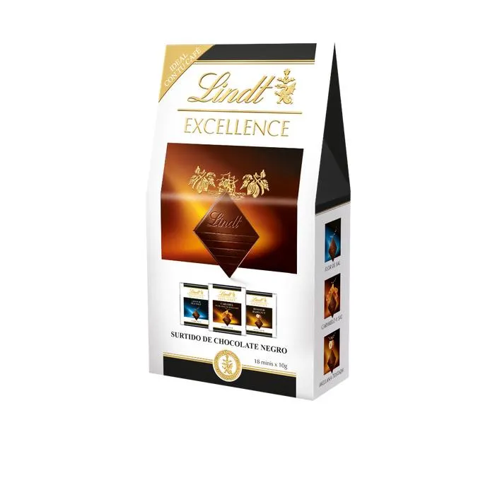 Bolsa Mini Excellence Surtido 180g - Lindt