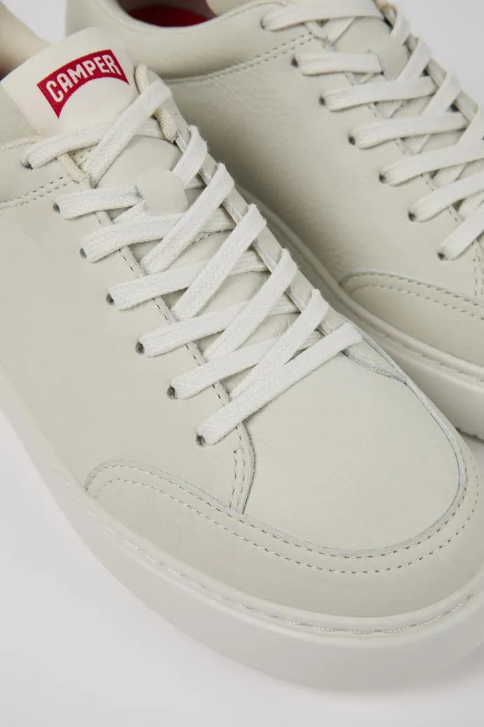 Runner K21 Sneakers blancas de piel no teñida para mujer