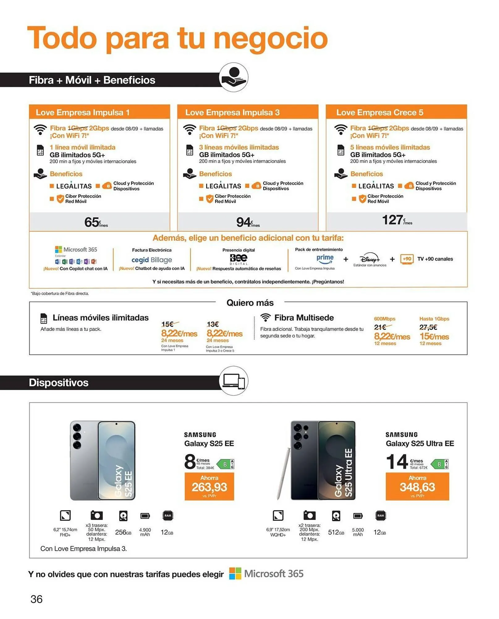 Catálogo de Folleto Orange 6 de agosto al 30 de septiembre 2025 - Página 40