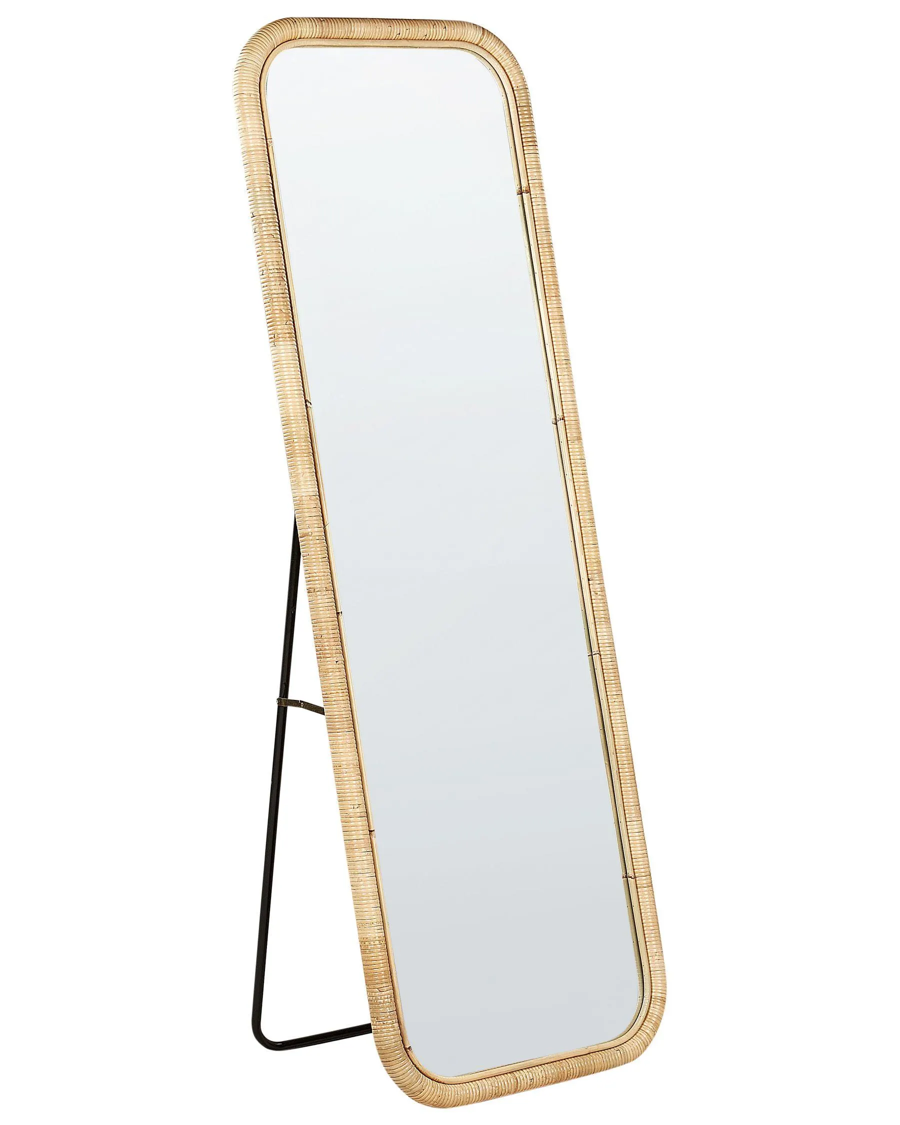 Espejo de pie MALANGE 150 cm Ratán Natural