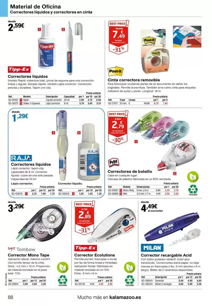 Catálogo de Staples Kalamazoo Catálogo General 9 de enero al 30 de septiembre 2025 - Página 88