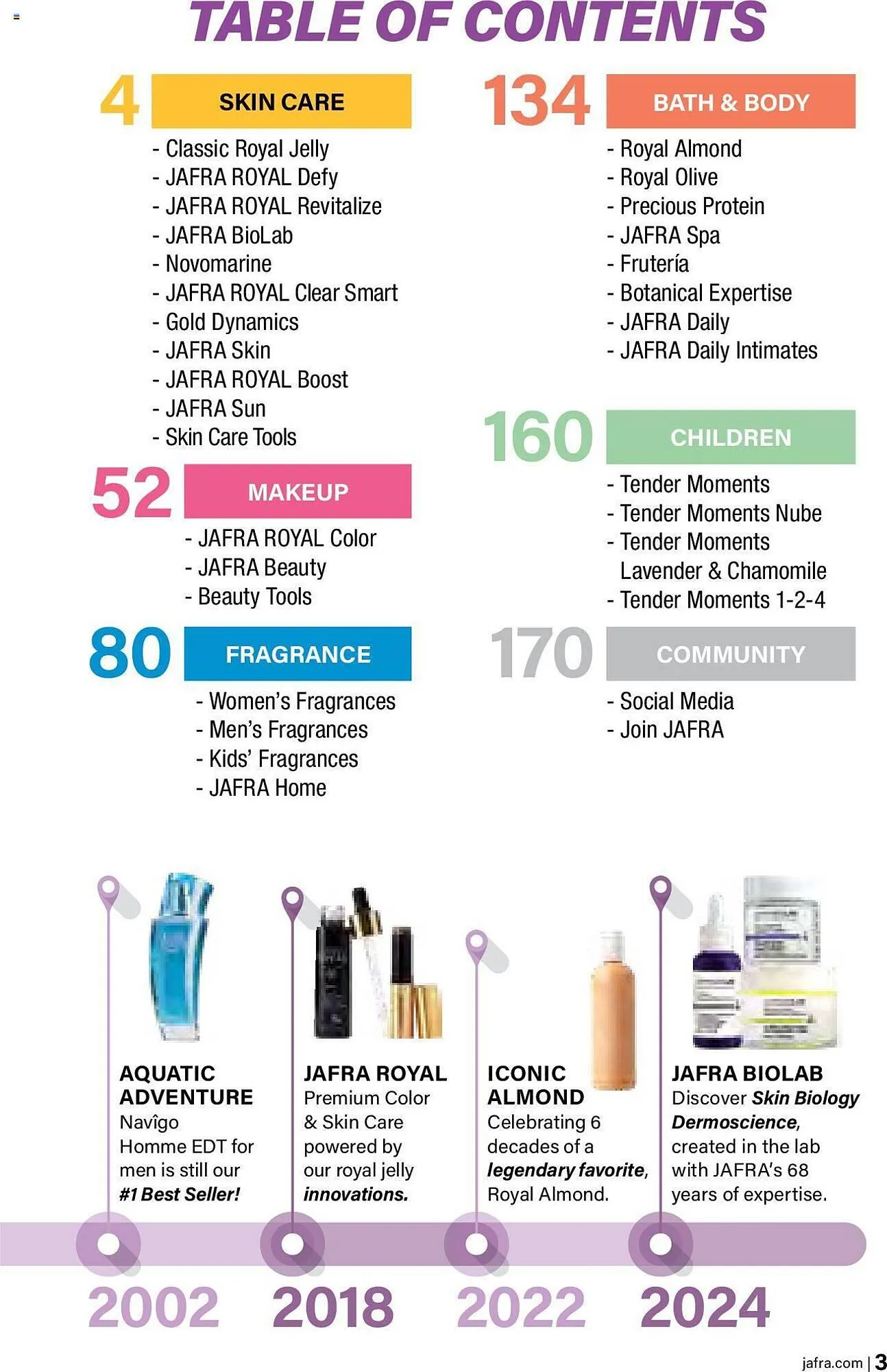 Catálogo de Folleto JAFRA 1 de agosto al 31 de diciembre 2024 - Página 3